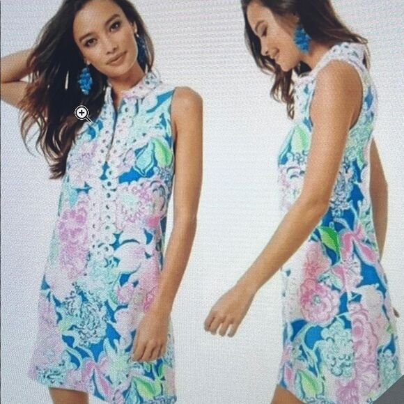 New! Lilly Pulitzer Jane Shift Dress -Peony for your thoughts- Size 2 NWT - Picture 1 of 15